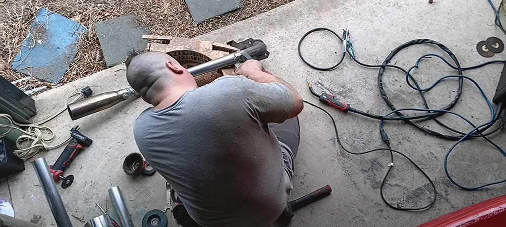 Kelley on the grinder